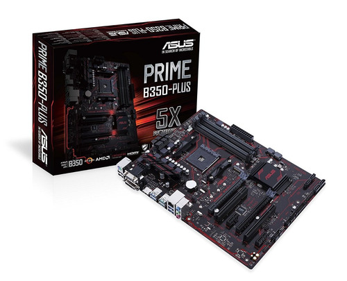 Tarjeta Madre Asus Prime B350-plus Amd Am4 Ryzen Ddr4 Atx