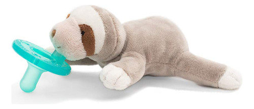 Chupeta infantil Wubbanub - Lazy Brown