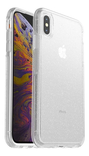 Funda Protectora Para iPhone XS Max | Transparente Y Gris