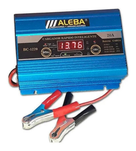 Imagen 1 de 2 de Cargador De Batería Inteligente 12v 20 Amp Aleba Bc-1220