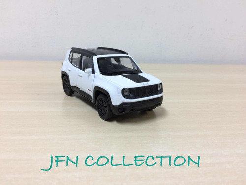 Miniatura Jeep Renegade Trailhawk Branco 2017 Em Metal !