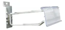 Comprar 100 Ganchos Doble Panel Ranurado 35cm + Sensor Seguridad Vnz