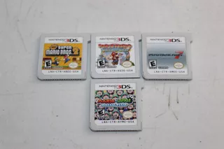 Nintedo 3ds Bundle 4 Juegos: Mario, Kart, Luigui, Paper