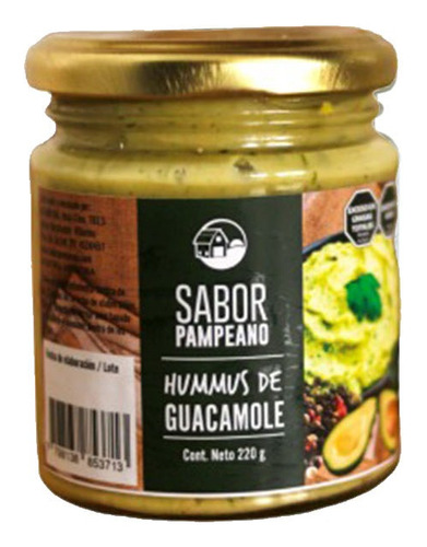 Hummus Guacamole X220gr Sabor Pampeano