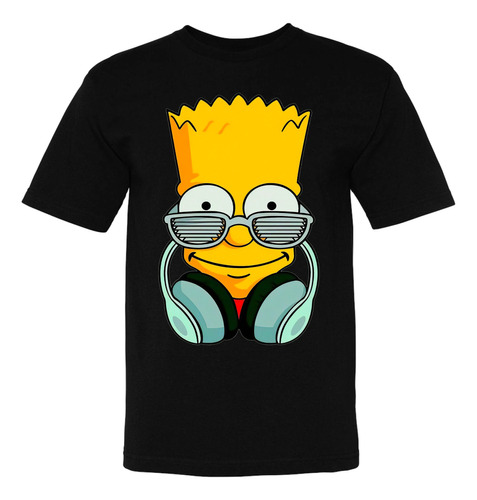 Remera Camiseta Bart Simpson 100 % Algodón En Varios Colores