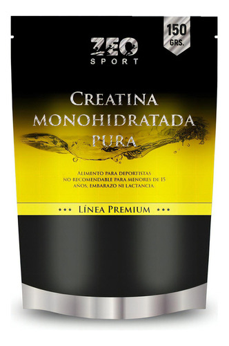 Creatina Monohidrato Pura, Doypack 1 x 150 G. Calidad Premium