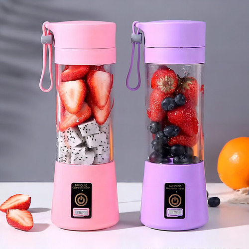 Mini Liquidificador Portátil Mixer Juice Usb Recarregável Cor Lilás