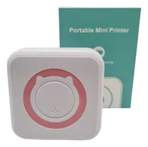 Comprar Mini Impresora Térmica Portátil Con Rollos Auto Adhesivos