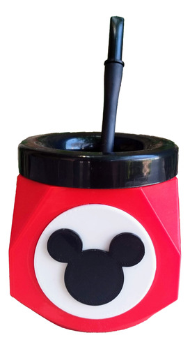 Mate Minnie Mickey Disney Con Bombilla Saca Yerba