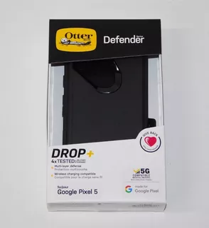 New Otterbox Defender Series Google Pixel 5 Black Phone Ddf