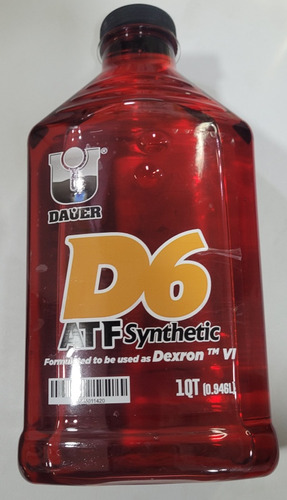 Aceite Transmision Automática Dexron Sintetico D6 D5