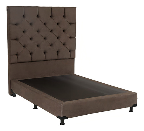 Cabecera Individual Dicasa Capri + Box Bless Chocolate