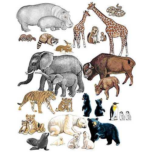 Little Folk Visuals Wild Animals - Figuras Precortadas De Fr