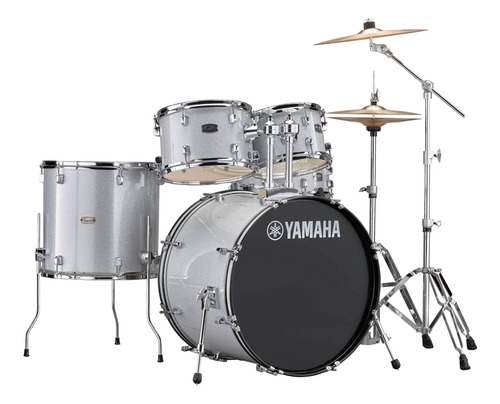 Bateria Acustica Yamaha Rydeen Silver Glitter Con Platillos