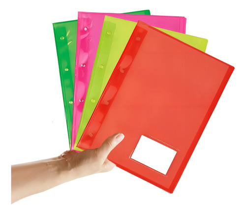 Pasta Catálogo Ofício Lights Acp 10 Envelopes 2138 Cor Laranja