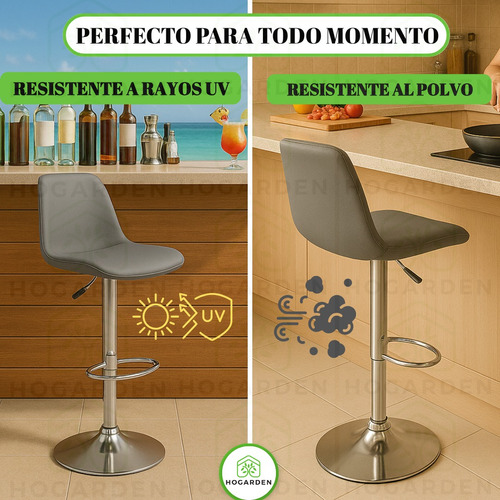 Banco Alto Eames 5 Kit Para Barra De Bar Y Cocina Moderno