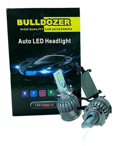 Imagen 1 de 5 de Luces Led Para Auto Bulldozer 7600 Lumenes H7 Cc