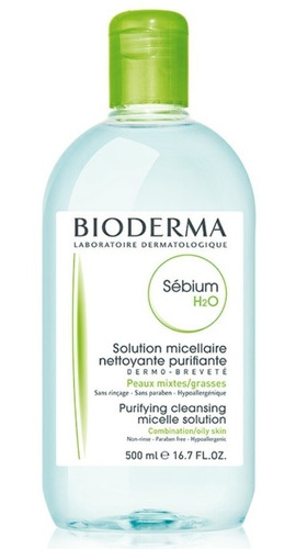 Agua Desmaquillante Bioderma Sébium H2o Piel Grasa O Mixta 