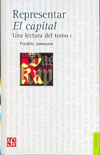 Representar El Capital  - Fredric Jameson