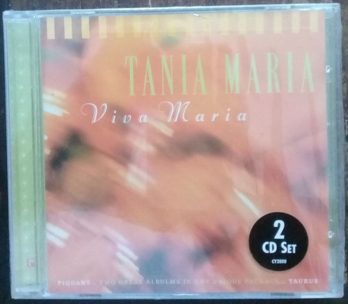 2x Cd (m) Tania Maria Viva Maria Ed Us 2001 Duplo Importado