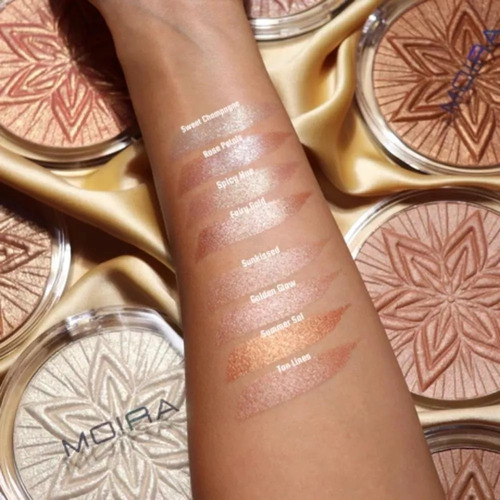 Iluminador Bronceador En Polvo Rostro Y Cuerpo Moira Bronzer