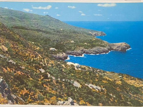 Antigua Postal, Panorama, Isla, Capri, Foto, Italia, 3p29