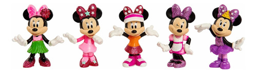 Disney Junior Minnie Mouse - Juego De Figuras 5 Piezas 8 Cm