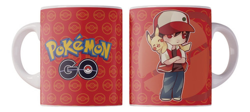 Taza Personalizada De Pokémon Ash Y Pikachu Tazon Pikachu