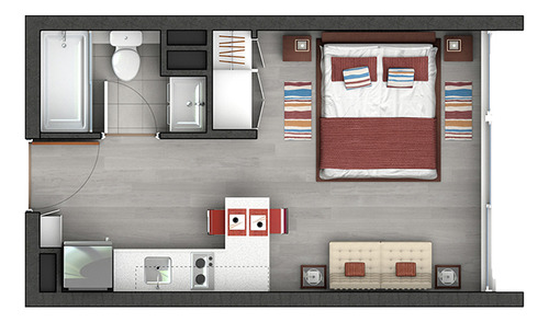 Oportunidad Home Studio Nuevo San Miguel Metro Departamental