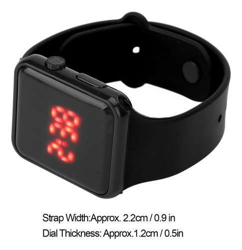 Sport Watch Led Screen Shape Backlight Design Digital Kids