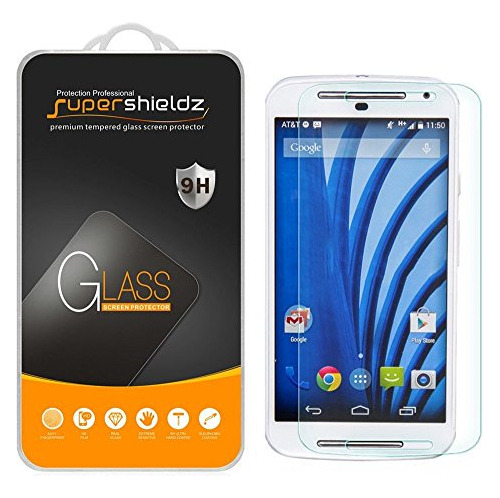 Funda & Cristal Templado Para Motorola Moto G (2nd Generatio