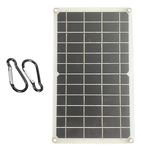 Panel De Energía Solar De 10w 5v Para Auto,, Auto, Barco,