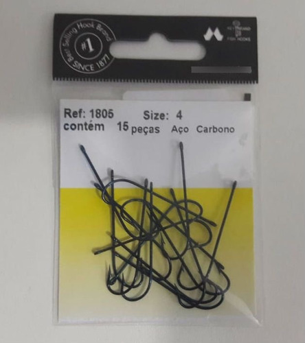 Anzol 1805 N04 Com 15 Mustad