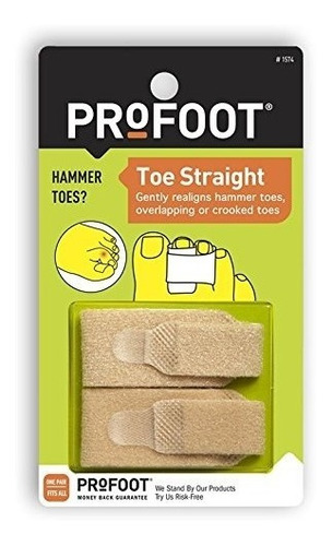 Profoot Dedo Del Pie En Martillo Recto Wrap, (1 Par), Wrap P