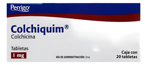Colchicina 1 Mg Colchiquim Caja Con 20 Tabletas