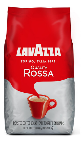 Lavazza Qualita Rossa, Granos De Café Expresso Italiano, 2.