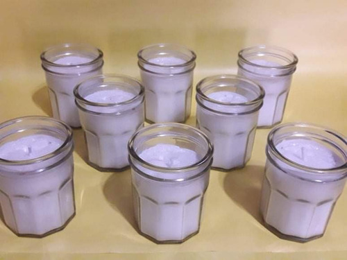 Vela, Veladora, Votiva En Vaso De Cristal, Vidrio.Nuevas.