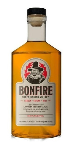 Bonfire Super Spice Whisky 700ml. - Envíos