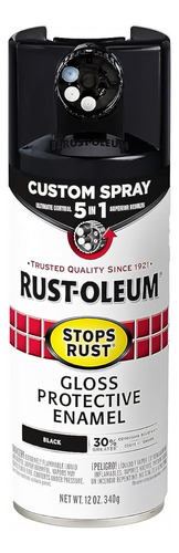Anticorrosivo Spray Stops Rust 5 En 1 Negro Brill Rust Oleum