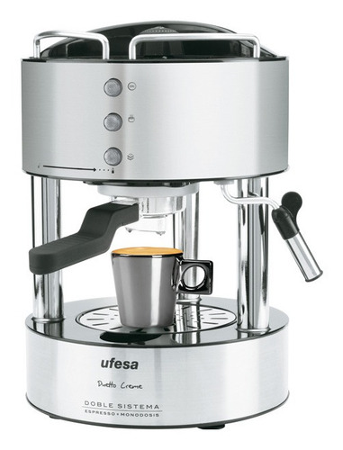 Cafetera Express En Acero Inoxidable - 1080w. Ufesa Ce7150