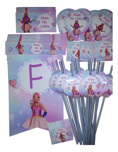 Promo Cotillon Personalizado Luli Pampin X 20 Chicos