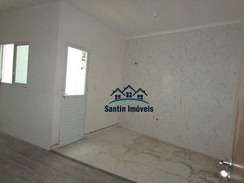 Cobertura Com 2 Quartos,, Sala, Cozinha, Vaga Coberta Com Planejados À Venda, 90 M² Por R$ 279.000 - Vila Guiomar - Santo André/sp - Co0349