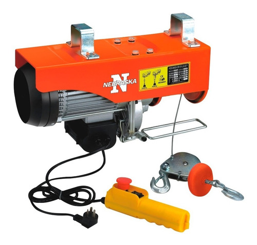 Aparejo Electrico 250/500kg 12,6mt Nebraska Neape500 