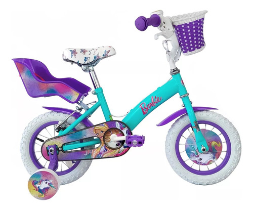Bicicleta Barbie Rodado 12