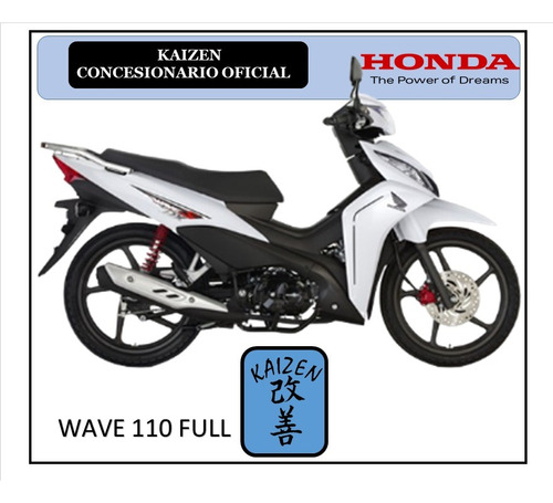 Honda Wave 110 S Full Entrega Inmediata Kaizen La Plata 