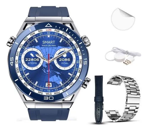 Smartwatch metalico hombre new arrivals