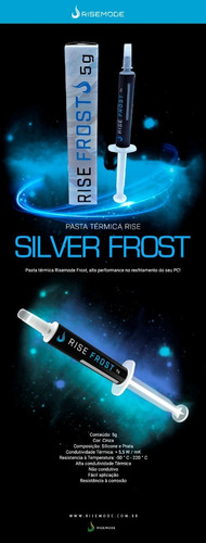 Imagem 9 de 10 de Pasta Térmica Rise Mode Silver Frost 5g