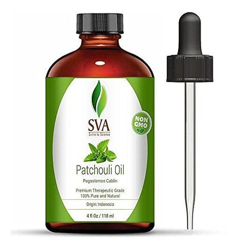 Aromaterapia Aceites - Sva Patchouli Oil 4 Oz 100% Pure & Na