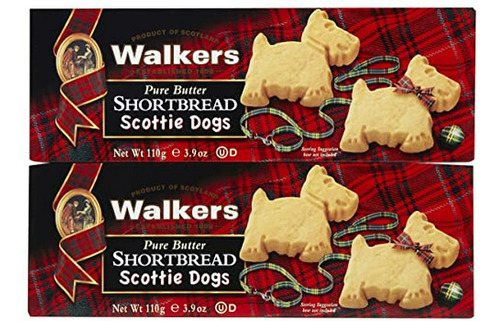 Galletas De Mantequilla De Perro Escocés - 3.9 Oz - 2 Pk