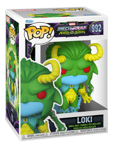 Figura pop de Loki Funko de Marvel Monster Hunters 992